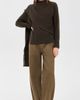 Vince Vince Draped Fringe Scarf Sweater pinewood - 6