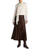 Vince Vince Draped Scarf Tie Long Sleeve Shirt - 2