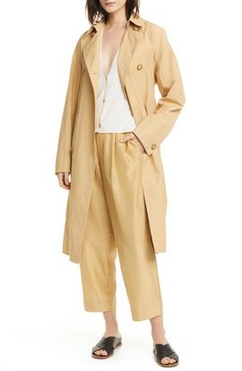 Vince Vince Drapey Tech Trench Coat