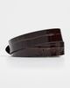 Vince Vince Ellie Leather Croc Belt Black Rose - 4