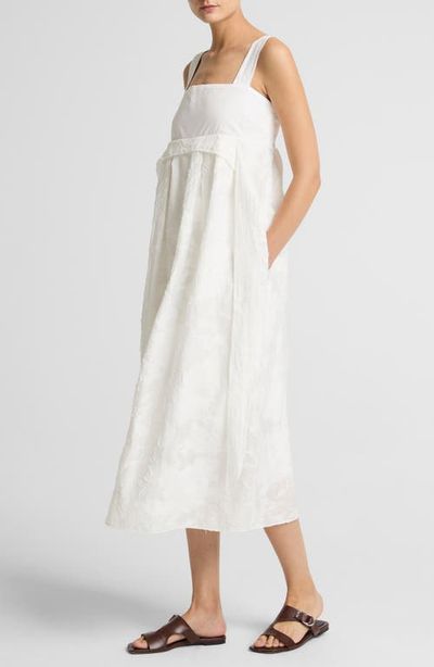 Vince Vince Fil Coupé Jacquard Mixed Media Dress
