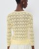 Vince Vince Fine Lace Crew Neck Sweater Dandelion - 3