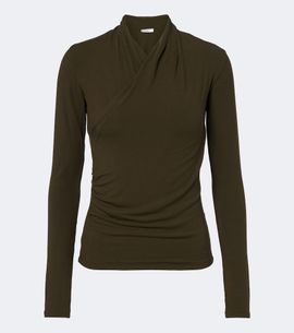 Vince Vince Fixed jersey wrap top