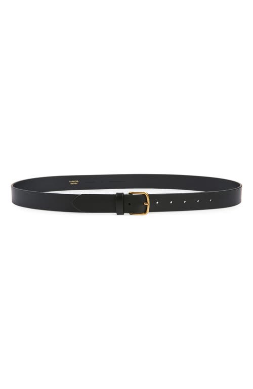 Vince Vince Flat Leather Belt