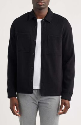 Vince Vince French Rib Shirt Jacket