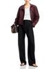 Vince Vince Funnel Neck Zip Front Cotton-Blend Jacket - 2