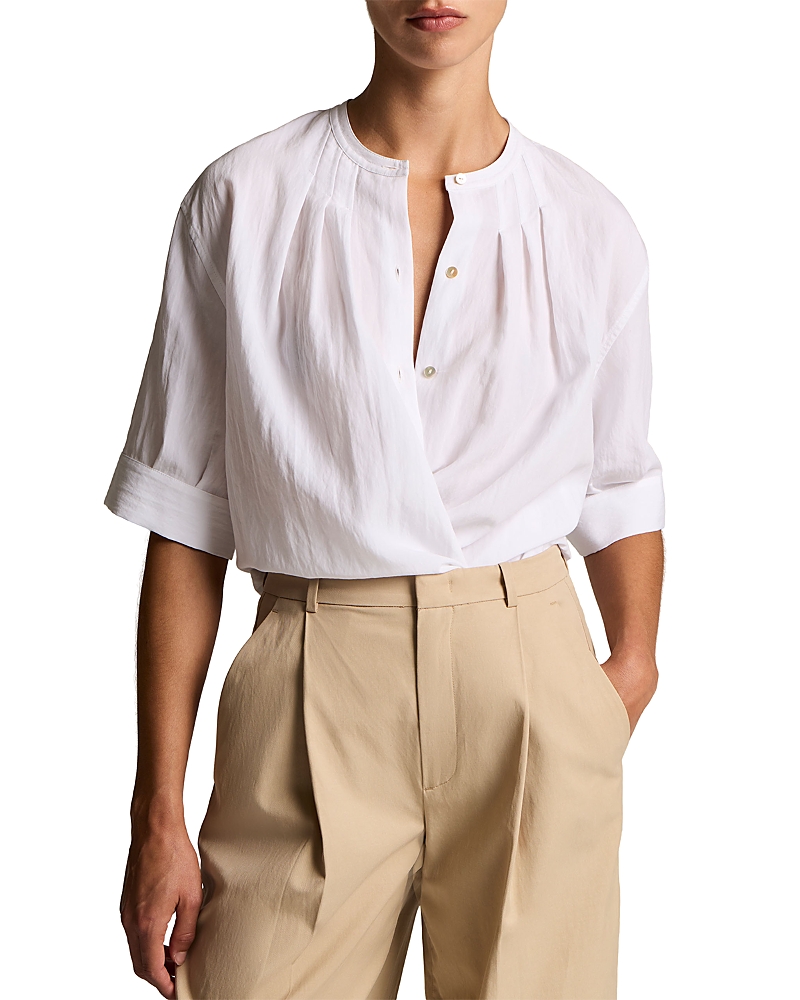Vince Vince Gathered A Line Shirt