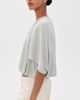 Vince Vince Gathered Cape Bubble Blouse Stone Sage - 4