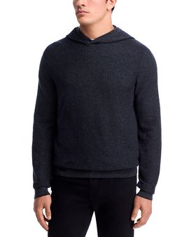 Vince Vince Geo Jacquard Long Sleeve Hoodie