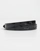 Vince Vince Glazed Croco Avery 20mm Belt Black - 4