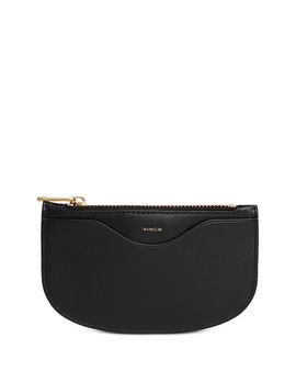 Vince Vince Half Moon Leather Card Case