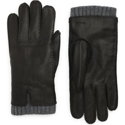 Vince Vince Hand Sewn Cashmere Lined Leather Gloves