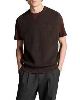 Vince Vince Heirloom Cotton Blend Shaker Vest