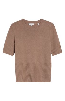 Vince Vince High Rib Trim Wool & Cashmere Sweater
