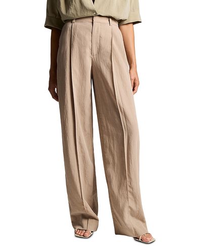 Vince Vince High Waist Pleated Trousers