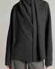 Vince Vince Houndstooth Draped Scarf Sweater - 1