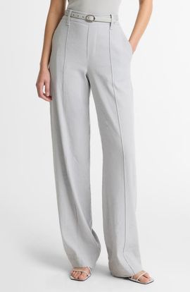 Vince Vince Joan High Rise Linen Blend Pull-On Pants
