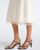 Vince Vince Lace-trimmed satin midi skirt - 4