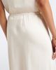 Vince Vince Lace-trimmed satin midi skirt - 5