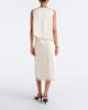 Vince Vince Lace-trimmed satin midi skirt - 6