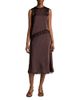 Vince Vince Lace Trim Satin Asymmetric Shell - 1