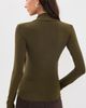 Vince Vince Long Sleeve Fixed Wrap Top Cypress - 3