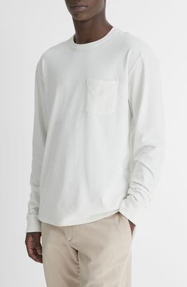 Vince Vince Long Sleeve Sueded Jersey Top