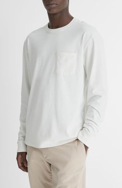 Vince Vince Long Sleeve Sueded Jersey Top