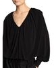Vince Vince Long Sleeve V Neck Bubble Top - 3