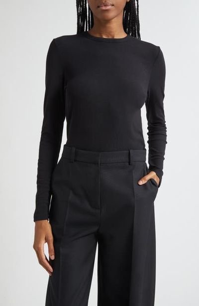 Vince Vince Luxe Long Sleeve Crewneck Top