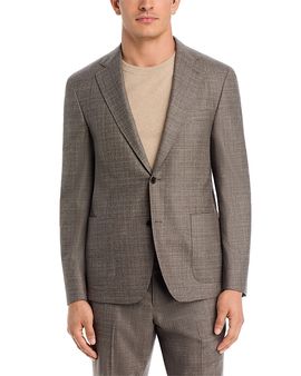 Vince Vince Melange Brushed Regular Fit Suit Jacket