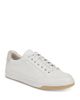 Vince Vince Men's Caspian Chalk White Leather Lace Up White Leather Sneaker - 1