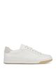 Vince Vince Men's Caspian Chalk White Leather Lace Up White Leather Sneaker - 5