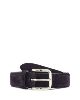 Vince Vince Men's Suede Stitched Belt