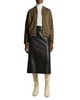 Vince Vince Mid Rise Leather Midi Skirt - 2
