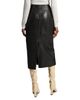 Vince Vince Mid Rise Leather Midi Skirt - 3