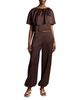 Vince Vince Mid Rise Plisse Drawcord Hem Pants - 2