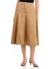 Vince Vince Mid Rise Washed Cotton Skirt - 1