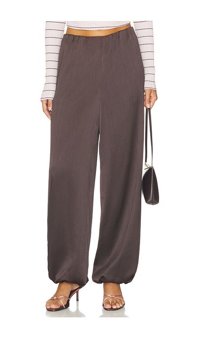 Vince Vince Mid Waist Plisse Crinkle Pant