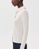 Vince Vince Mixed Media Cashmere Cardigan Off White - 4