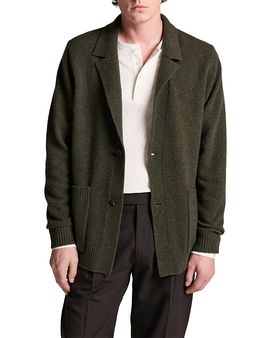 Vince Vince Night Leaf Wool & Cashmere Felted Jacket
