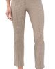 Vince Vince Niki Mid Rise Plaid Crop Flare Trousers Oak Buff Check - 1