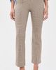 Vince Vince Niki Mid Rise Plaid Crop Flare Trousers Oak Buff Check - 2