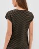Vince Vince Ombre Plaid Silk Blouse Black/Camel - 3