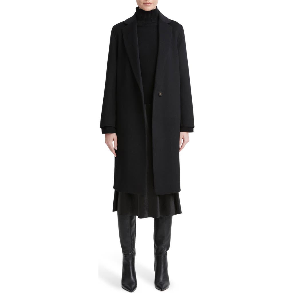 Vince Vince One-Button Long Coat