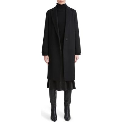 Vince Vince One-Button Long Coat