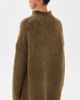 Vince Vince Oversized Brushed Mock Neck Sweater Moss Ochre - 3