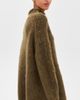 Vince Vince Oversized Brushed Mock Neck Sweater Moss Ochre - 4