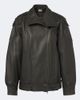 Vince Vince Oversized leather biker jacket - 1