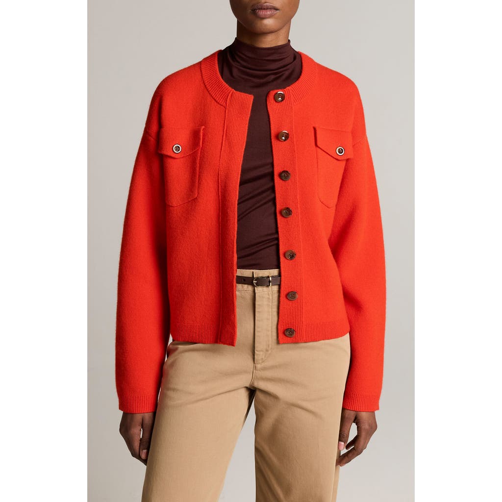 Vince Vince Patch Pocket Cardigan Sweater Jacket
